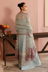 E-204 | 3Pc Unstitched Suit Festive Formal Luxury By Ramsha